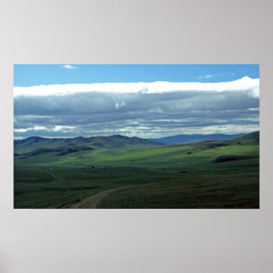 Póster Estepa y cielo