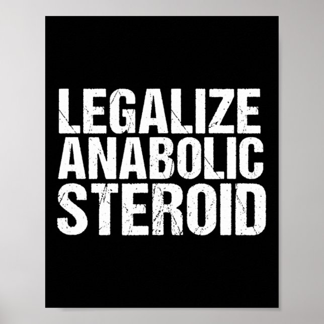 Póster Esteroides Anabólicos Alignate - Gimnasio Culturis (Frente)