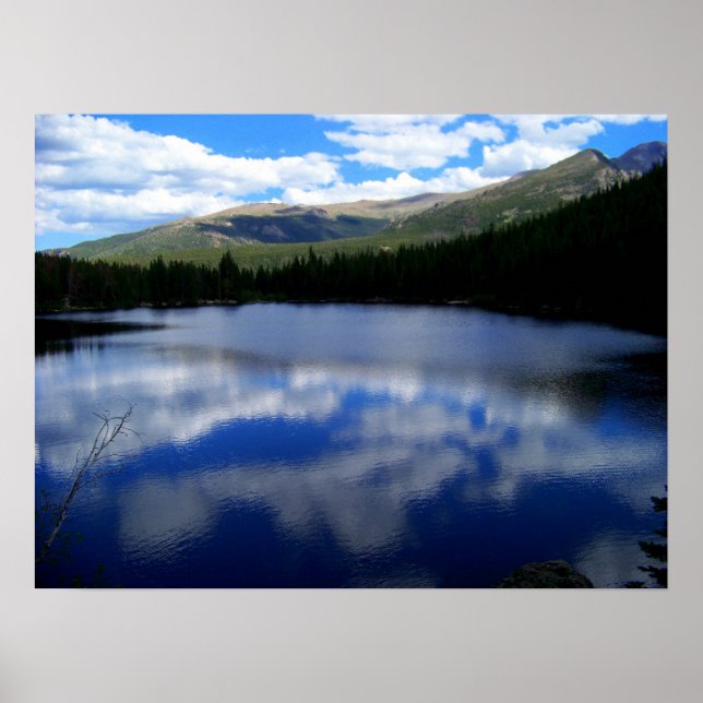 Póster Estes Park, CO Reflection (Frente)