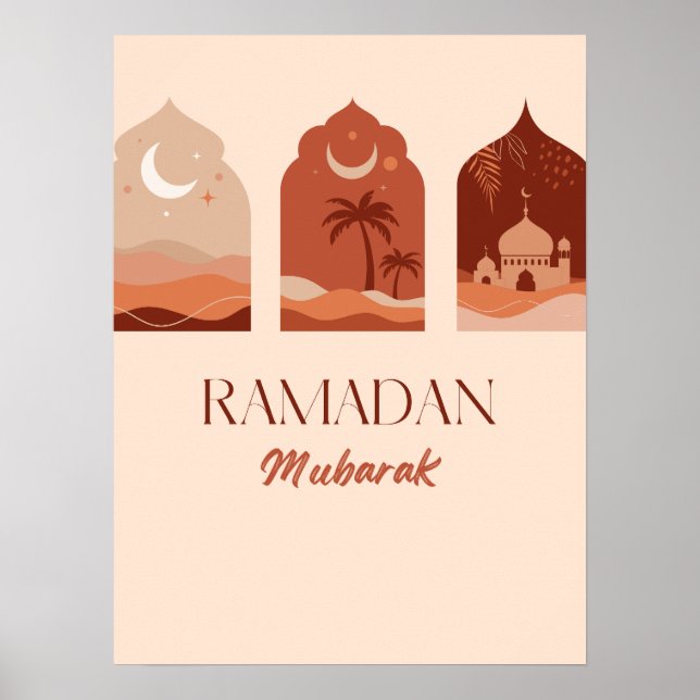 Póster Estética bohemia Ramadan Kareem Ramadan Poster (Frente)