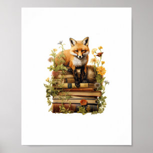 Póster Estética Cottagecore Con Libro Lindo Goblincore Cr