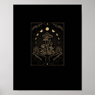 Póster Estética Cottagecore Hongo Goblincore Hongos Micol