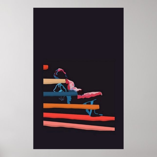 Póster estética de campus hipopótamo (Frente)