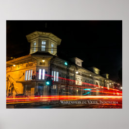 Póster Estética de la arquitectura Art Déco de las Indias