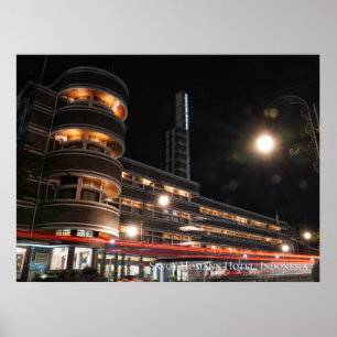 Póster Estética de la Arquitectura Art Déco Viajes a Indo