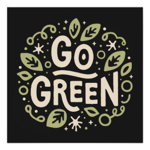 Póster Estética ecológica ecológica