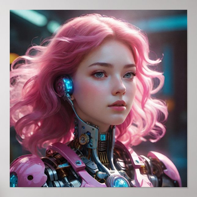 Póster Estética futurista (Frente)