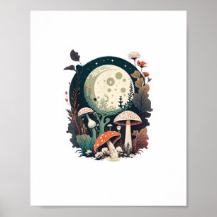 Póster Estética Goblincore Y Cottagecore Creación De Hong