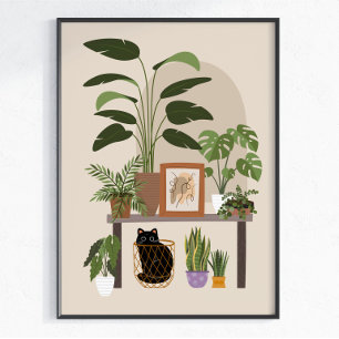 Póster Estética Moderna de Hogar Acogedor para Amantes de