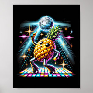 Póster Estética Pineapple Disco Dancer Spooky Dance Kids