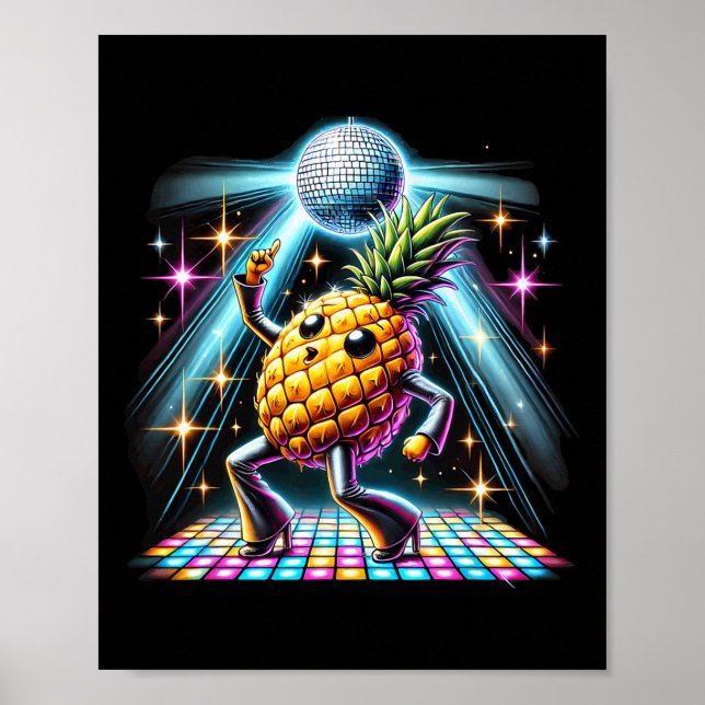 Póster Estética Pineapple Disco Dancer Spooky Dance Kids (Frente)