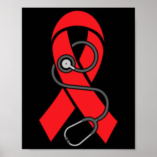 Póster Estetioscopio- Anemia falciforme Sensibilización