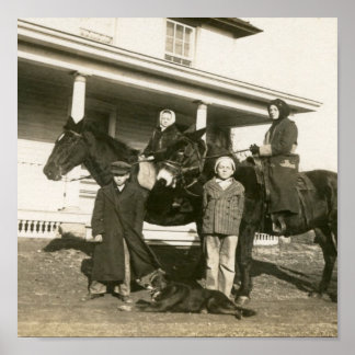 Póster Esther en el burro