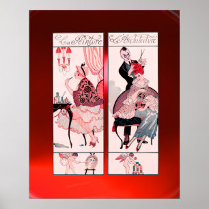 PÓSTER ESTILISTA DE PELO, SALÓN DE BELLEZA DE MODA ARTIST