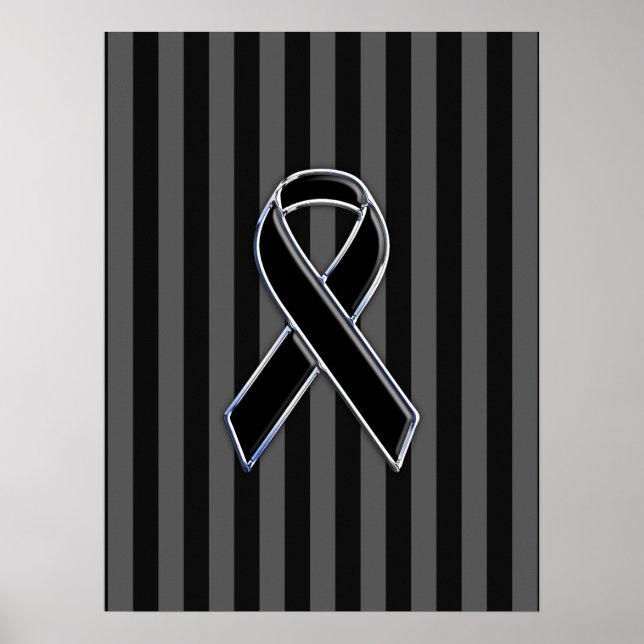 Póster Estilizar las bandas verticales de la cinta negra (Frente)