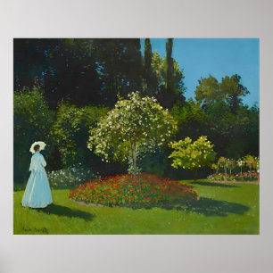 Póster estilo artístico de Claude Monet