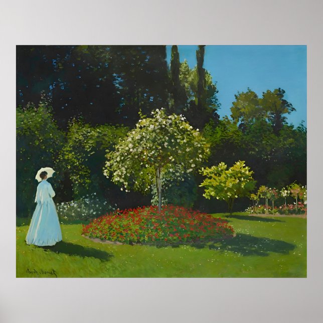 Póster estilo artístico de Claude Monet (Frente)