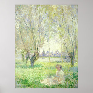 Póster estilo artístico de Claude Monet