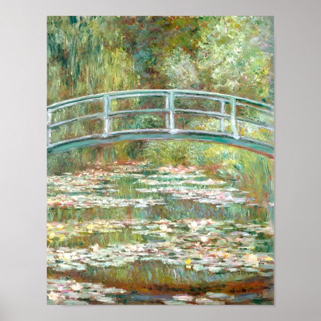 Póster estilo artístico de Claude Monet (Frente)
