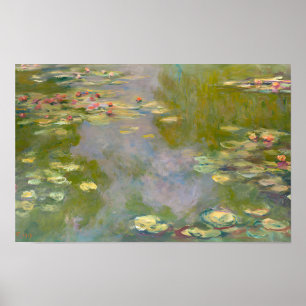 Póster estilo artístico de Claude Monet