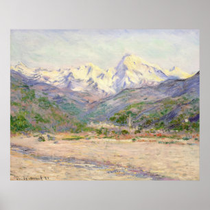 Póster estilo artístico de Claude Monet