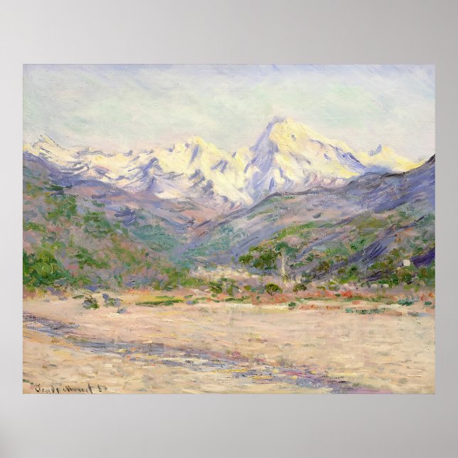 Póster estilo artístico de Claude Monet (Frente)