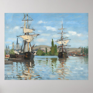 Póster estilo artístico de Claude Monet