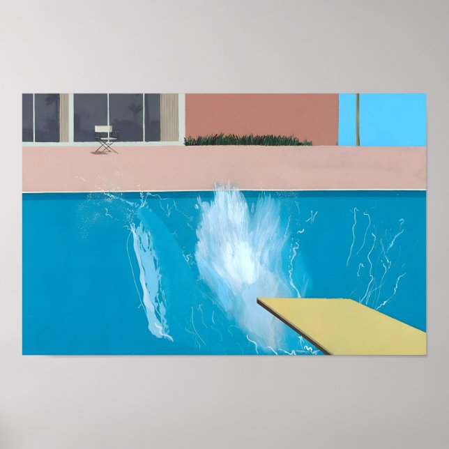 Póster Estilo artístico de David Hockney (Frente)