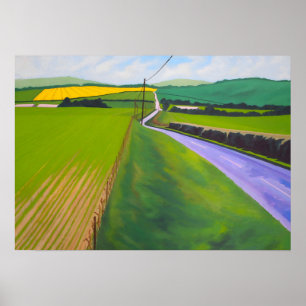 Póster Estilo artístico de David Hockney