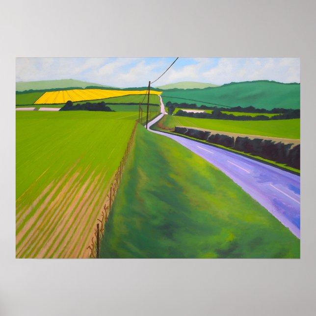 Póster Estilo artístico de David Hockney (Frente)
