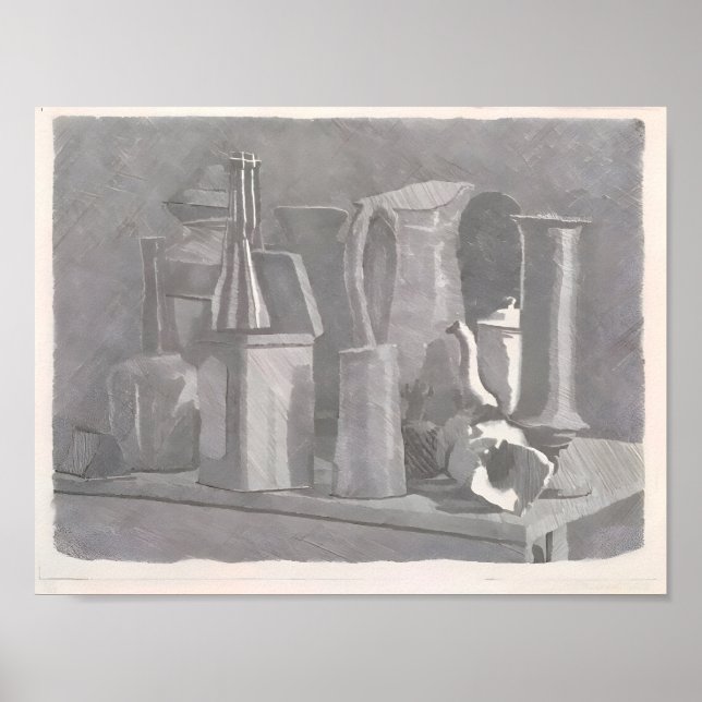 Póster estilo artístico de Giorgio Morandi (Frente)