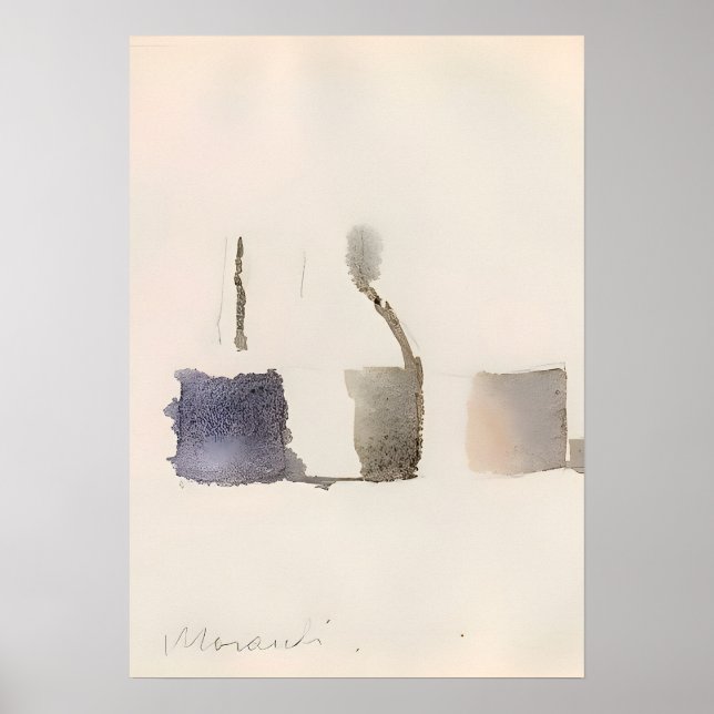 Póster estilo artístico de Giorgio Morandi (Frente)