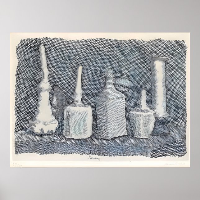 Póster estilo artístico de Giorgio Morandi (Frente)