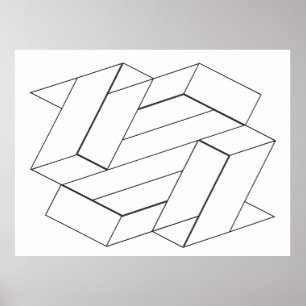 Póster estilo artístico de Josef Albers