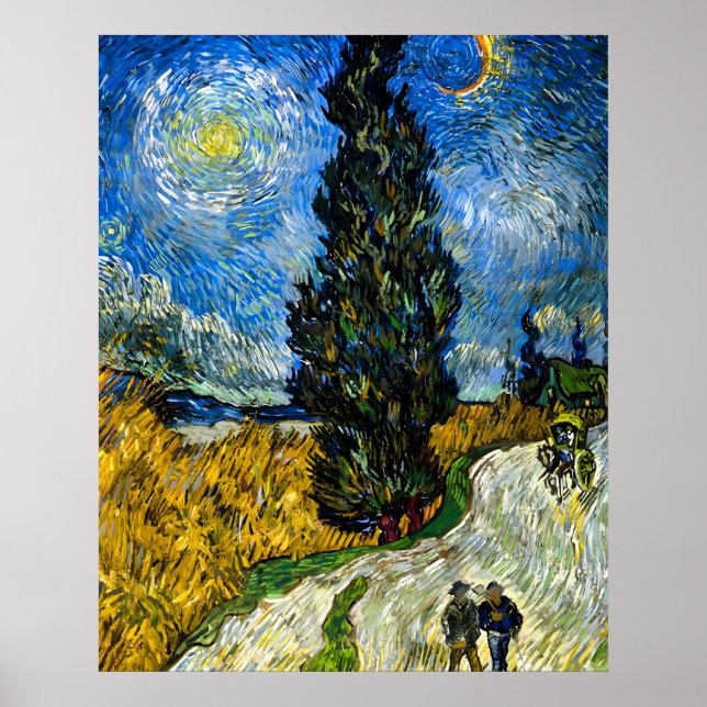 Póster estilo artístico de Vincent Van Gogh (Frente)