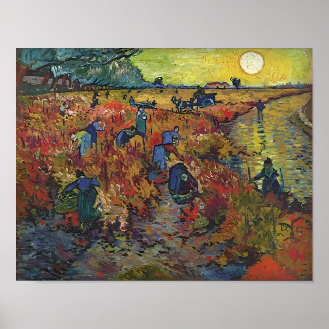 Póster estilo artístico de Vincent Van Gogh (Frente)