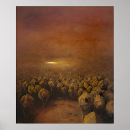 Póster Estilo artístico de Zdzislaw Beksinski