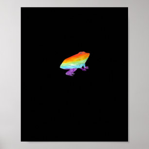Póster Estilo Clásico Goblincore Rana Gay