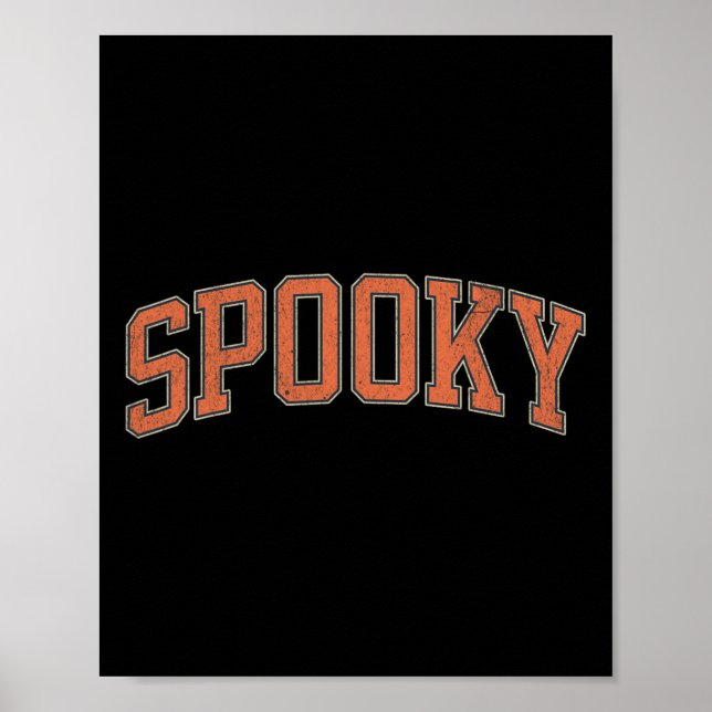 Póster Estilo Collage Spooky Stay Spooky Fall Halloween W (Frente)