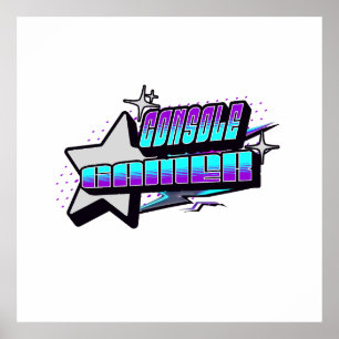PÓSTER ESTILO CONSOLE GAMER Y2K