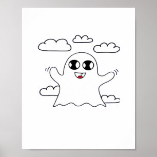 Póster Estilo creativo de pequeño y lindo boom