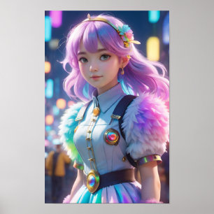 Póster Estilo de animaciones