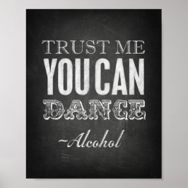 Póster Estilo de charla CONFIAR EN QUE PUEDES BAILAR -Imp
