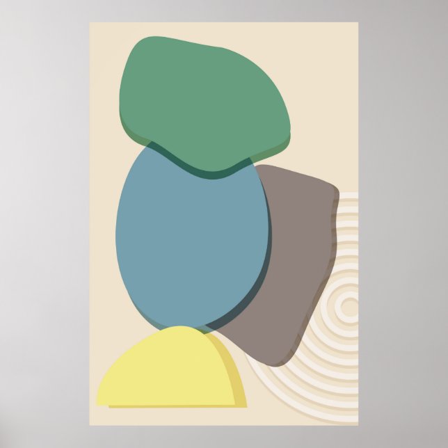 Póster Estilo de collage de tendencias (Frente)