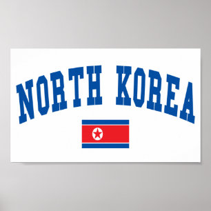 Póster Estilo de Corea del Norte