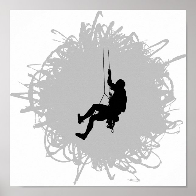 Póster Estilo de escalada de montaña (Frente)