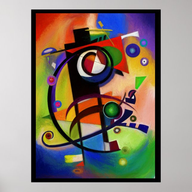 Póster Estilo de Kandinsky (Frente)