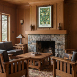 Póster Estilo de la Misión del Pimperrnel de William Morr