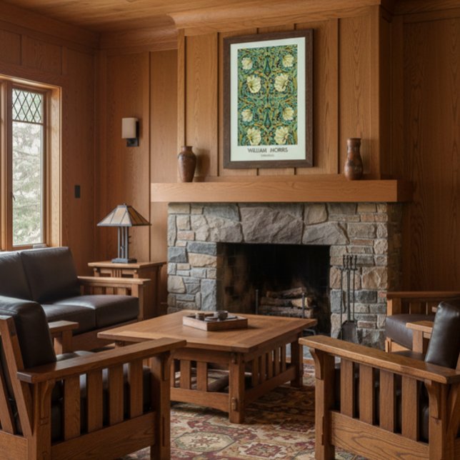 Póster Estilo de la Misión del Pimperrnel de William Morr (Subido por el creador)