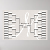 Estilo de línea moderna de árbol de familia